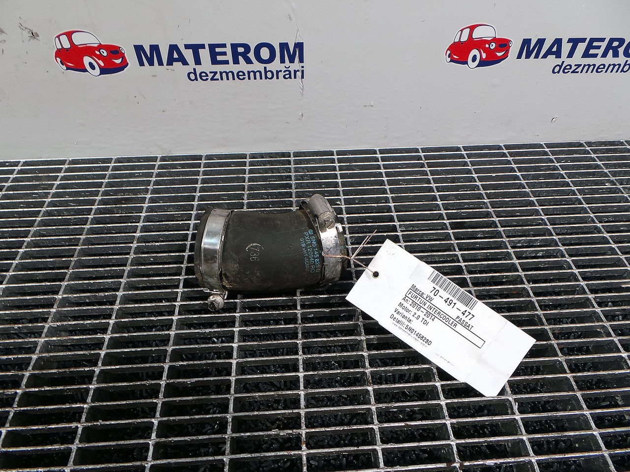 FURTUN INTERCOOLER VW PASSAT 2.0 TDI - (2010 2014)