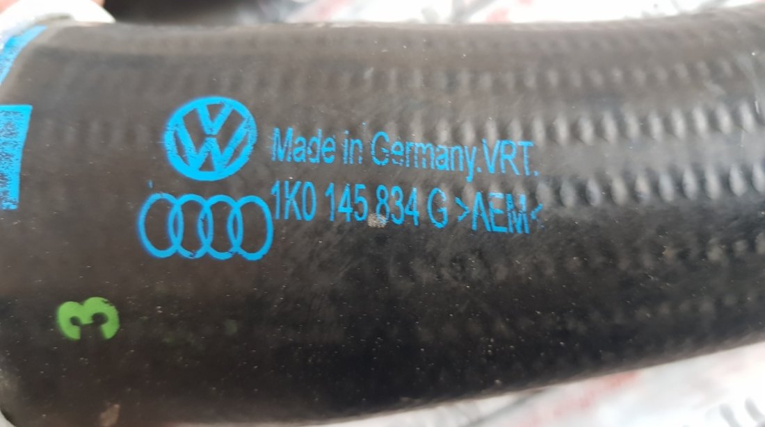 Furtun intercooler VW Passat B6 1.9TDi 105cp BLS cod piesa : 1k0145834g