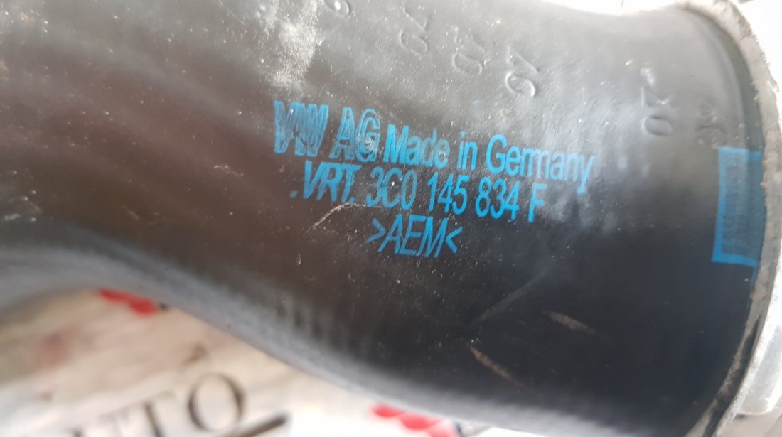 Furtun intercooler VW Passat B6 2.0TDi 163cp BUZ cod piesa : 3c0145834f