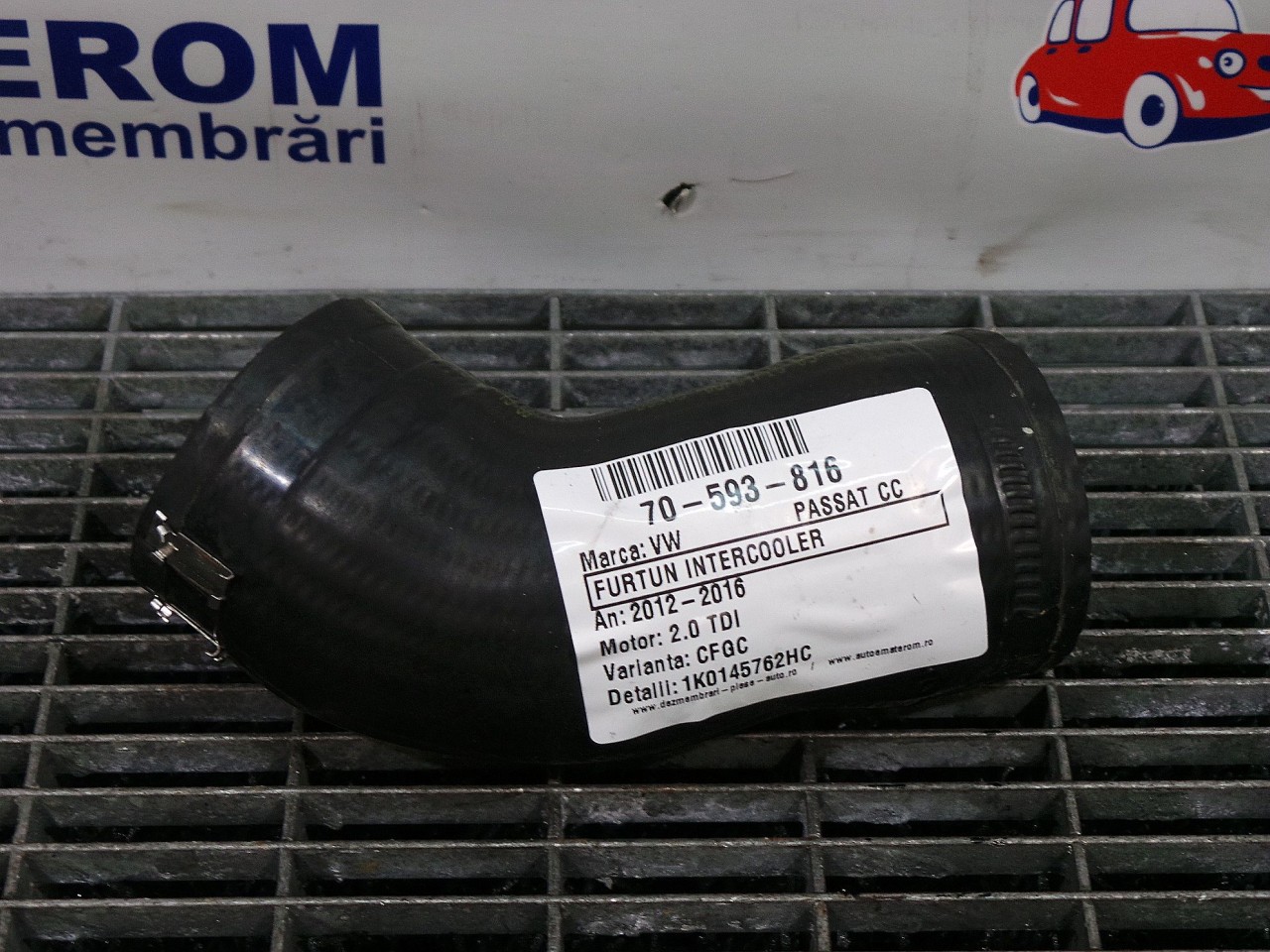 FURTUN INTERCOOLER VW PASSAT CC 2.0 TDI - (2012 2016)