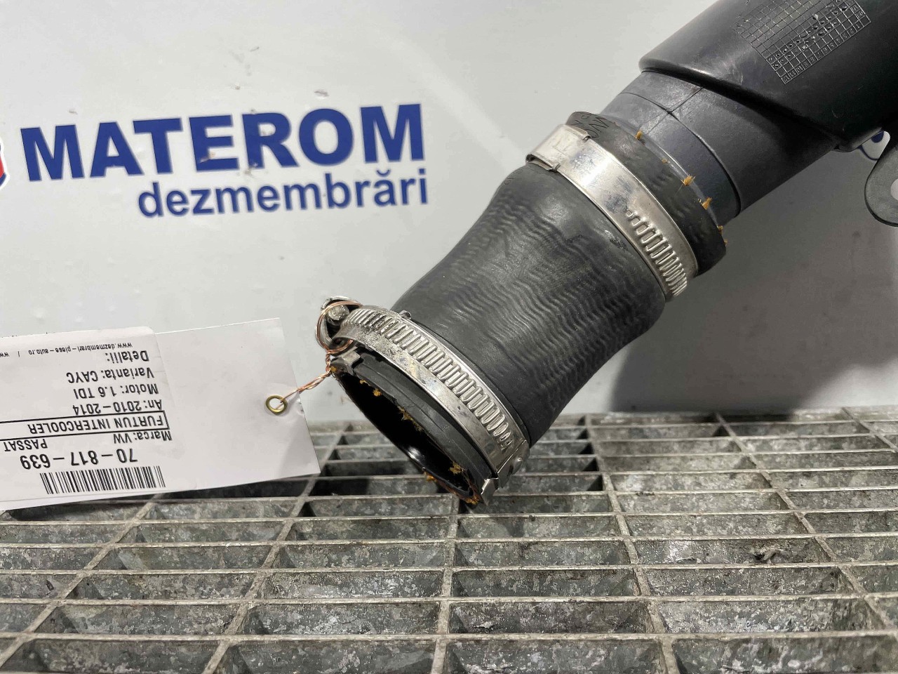 FURTUN INTERCOOLER VW PASSAT PASSAT 1.6 TDI - (2010 2014)