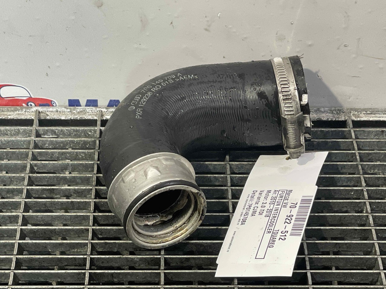 FURTUN INTERCOOLER VW TOUAREG TOUAREG 3.0 TDI - (2010 2018)