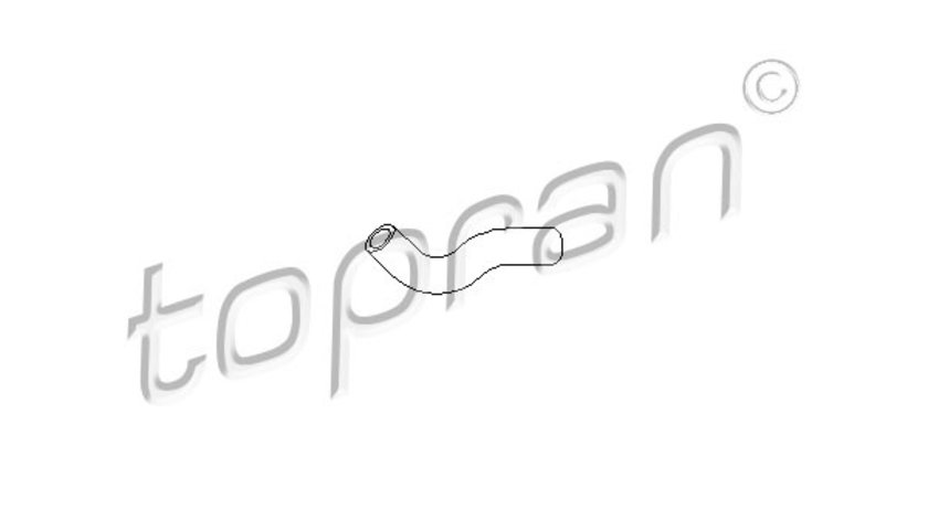 Furtun radiator (100841 HAN) AUDI,VW