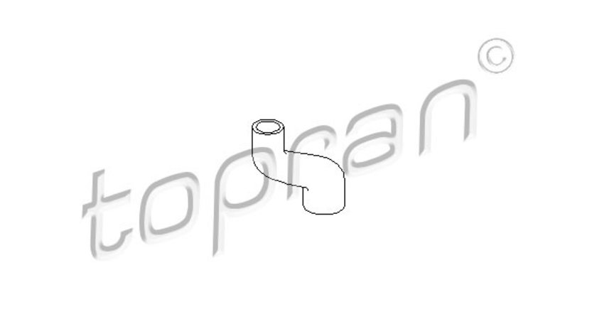 Furtun radiator (205714 HAN) OPEL,VAUXHALL