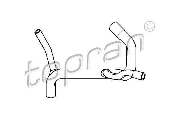 Furtun radiator (301440 HAN) FORD