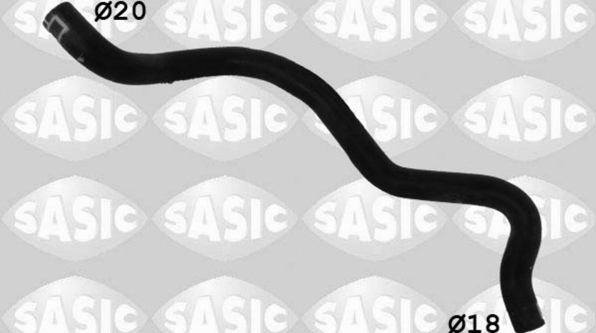 Furtun radiator admisie (3404033 SAS) RENAULT