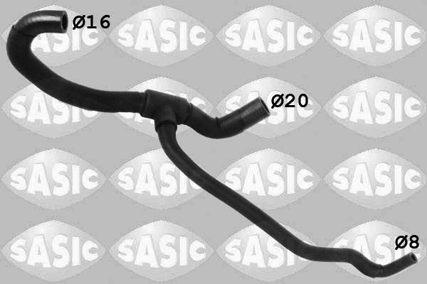 Furtun radiator admisie (3406263 SAS) OPEL