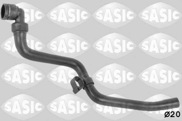 Furtun radiator admisie (3406332 SAS) OPEL