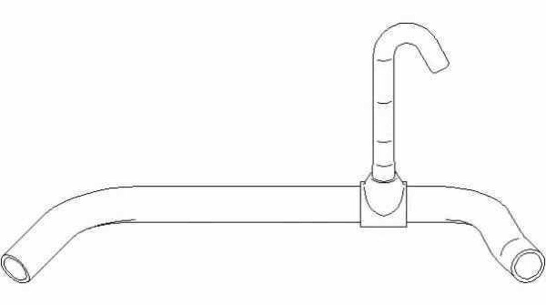 Furtun radiator AUDI 80 Avant 8C B4 TOPRAN 111 799