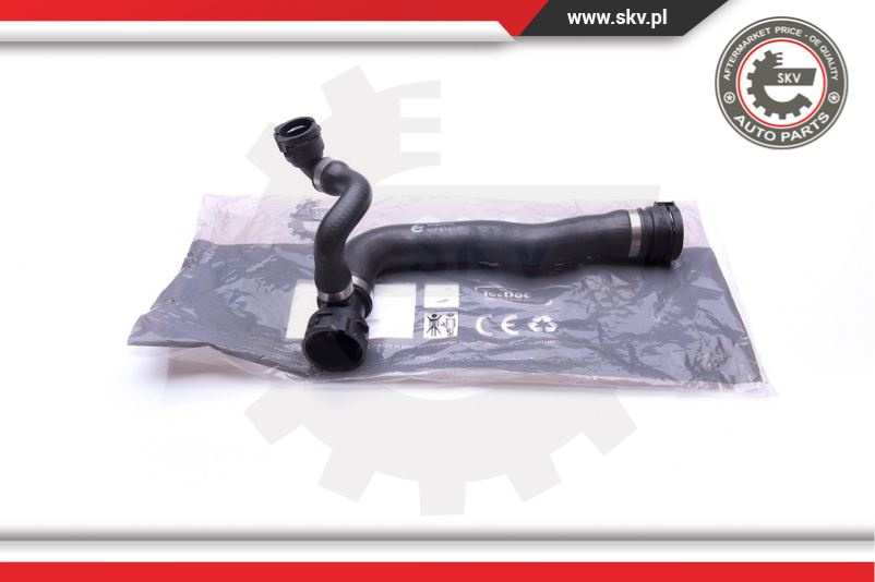 Furtun radiator ; BMW 5 E60 2.2 2.5 3.0 ; 17127519256