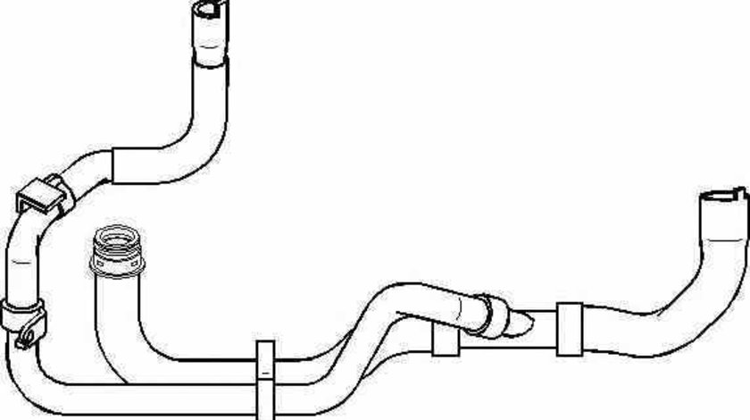 Furtun radiator CITROËN BERLINGO MF TOPRAN 721 834