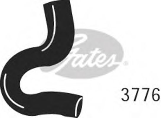 Furtun radiator CITROEN XSARA Cupe (N0) (1998 - 2005) GATES 3776 piesa NOUA