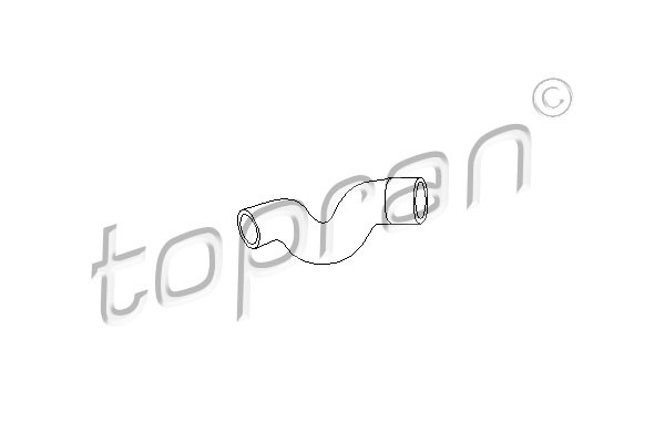 Furtun radiator deasupra (205713 HAN) OPEL,VAUXHALL