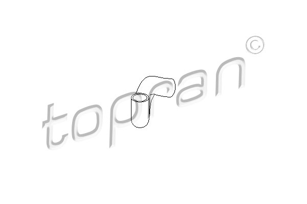 Furtun radiator deasupra (206701 HAN) OPEL,VAUXHALL