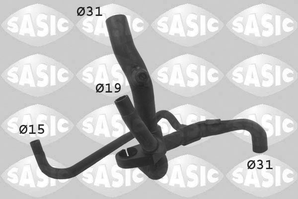 Furtun radiator deasupra (3404007 SAS) RENAULT