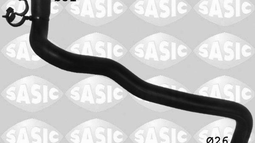 Furtun radiator deasupra (3404093 SAS) RENAULT