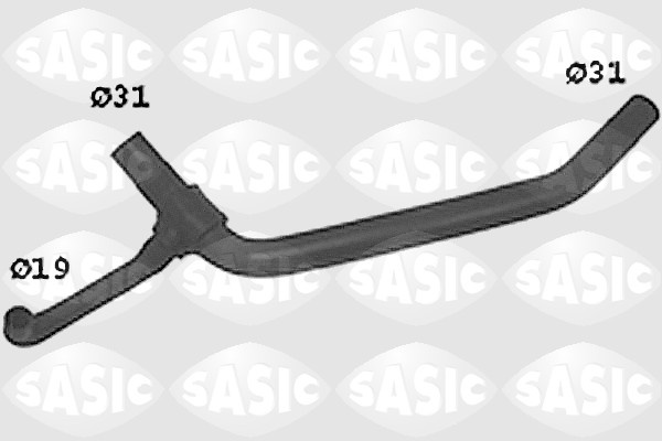 Furtun radiator deasupra (SWH6596 SAS) AUDI