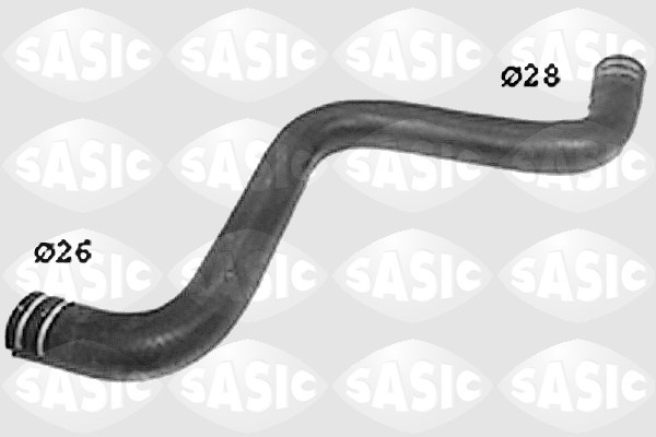 Furtun radiator deasupra (SWH6621 SAS) FIAT