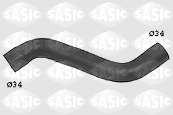 Furtun radiator deasupra (SWH6715 SAS) MERCEDES-BENZ
