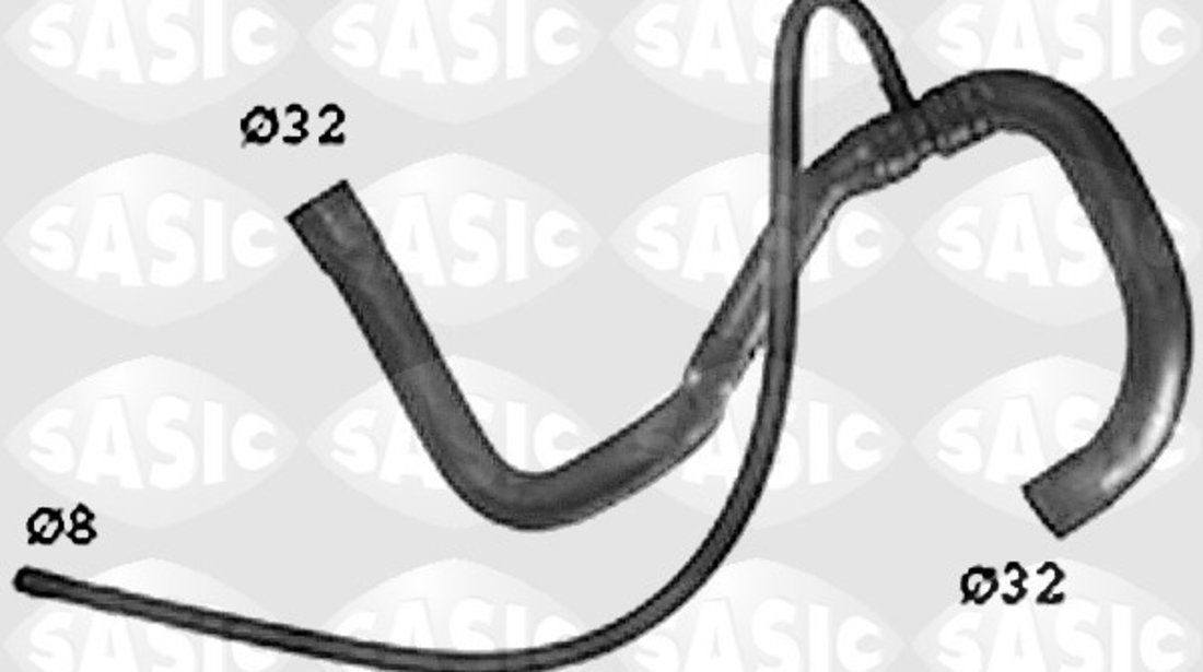 Furtun radiator deasupra (SWH6802 SAS) VW