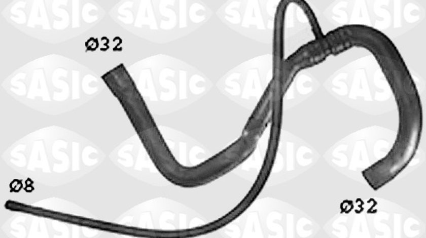 Furtun radiator deasupra (SWH6802 SAS) VW