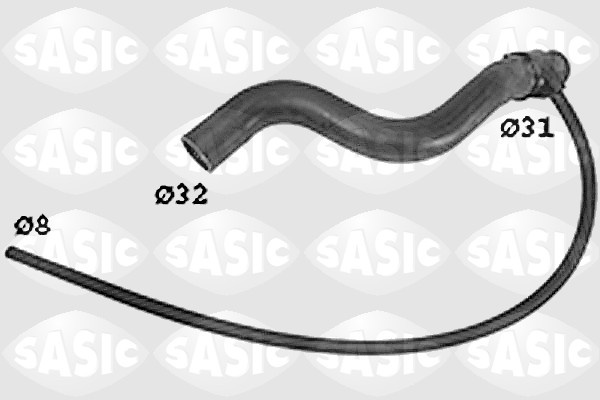 Furtun radiator deasupra (SWH6819 SAS) VW