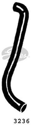 Furtun radiator FIAT PUNTO (176) (1993 - 1999) GATES 3236 piesa NOUA