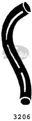 Furtun radiator FIAT STRADA Cabriolet (138_) (1979 - 1989) GATES 3206 piesa NOUA