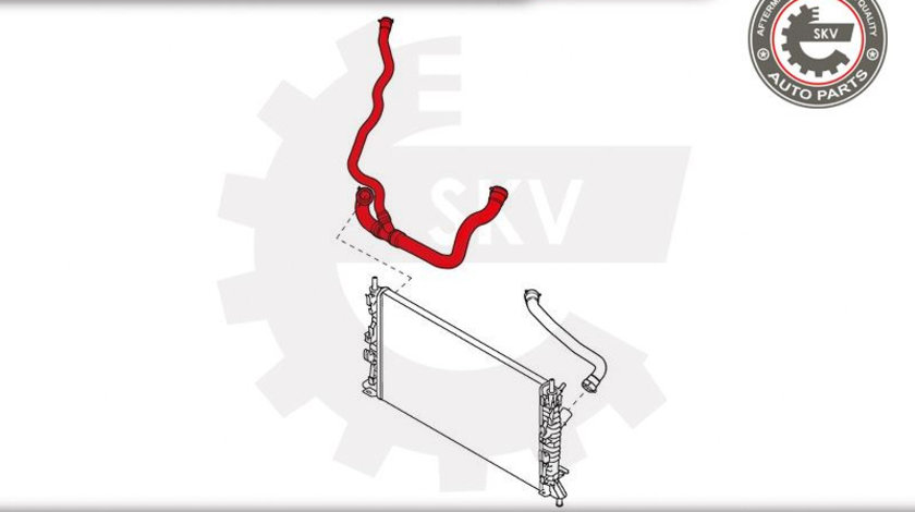 Furtun radiator ; FORD C-Max Focus II Focus C-Max 1.8 tdci ; 3M5H8286MD