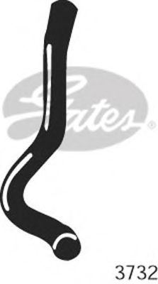 Furtun radiator FORD MONDEO II (BAP) (1996 - 2000) GATES 3732 piesa NOUA