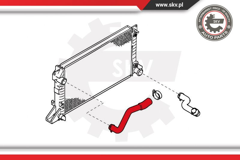 Furtun radiator ; FORD Transit 2.5 di 2.5 td ; 95VB8B274CE