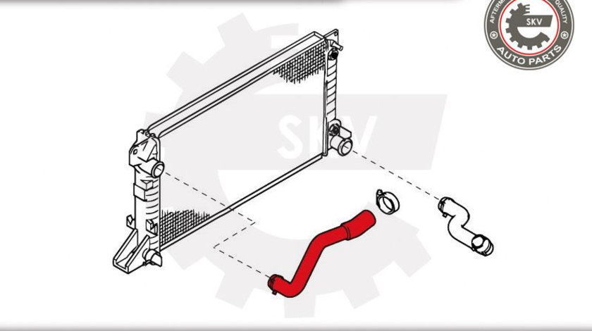 Furtun radiator ; FORD Transit 2.5 di 2.5 td ; 95VB8B274CE