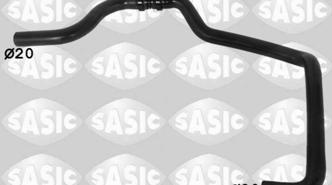 Furtun radiator iesire (3404080 SAS) DACIA