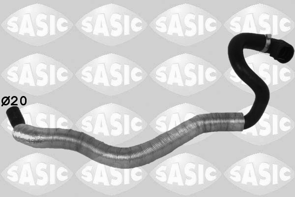 Furtun radiator iesire (3406298 SAS) OPEL