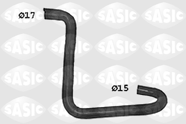 Furtun radiator iesire (SWH0386 SAS) PEUGEOT