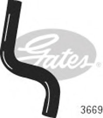 Furtun radiator MERCEDES E-CLASS (W124) (1993 - 1995) GATES 3669 piesa NOUA