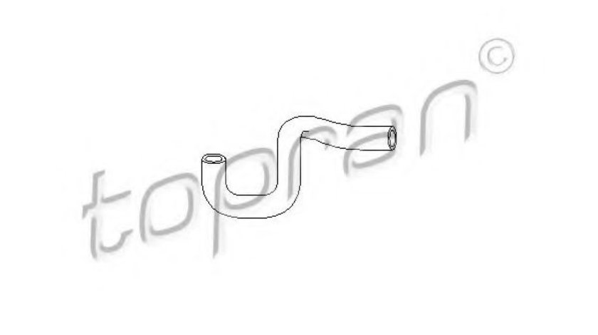 Furtun radiator OPEL ASTRA F Hatchback (53, 54, 58, 59) (1991 - 1998) TOPRAN 205 722 piesa NOUA