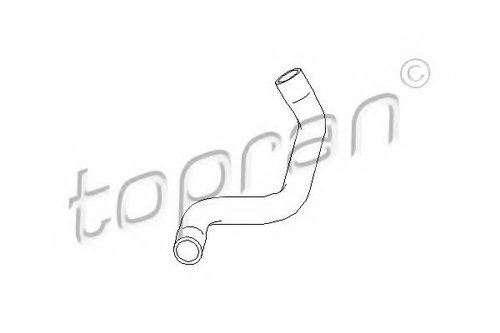 Furtun radiator OPEL ASTRA G Cabriolet (F67) (2001 - 2005) TOPRAN 207 335 piesa NOUA