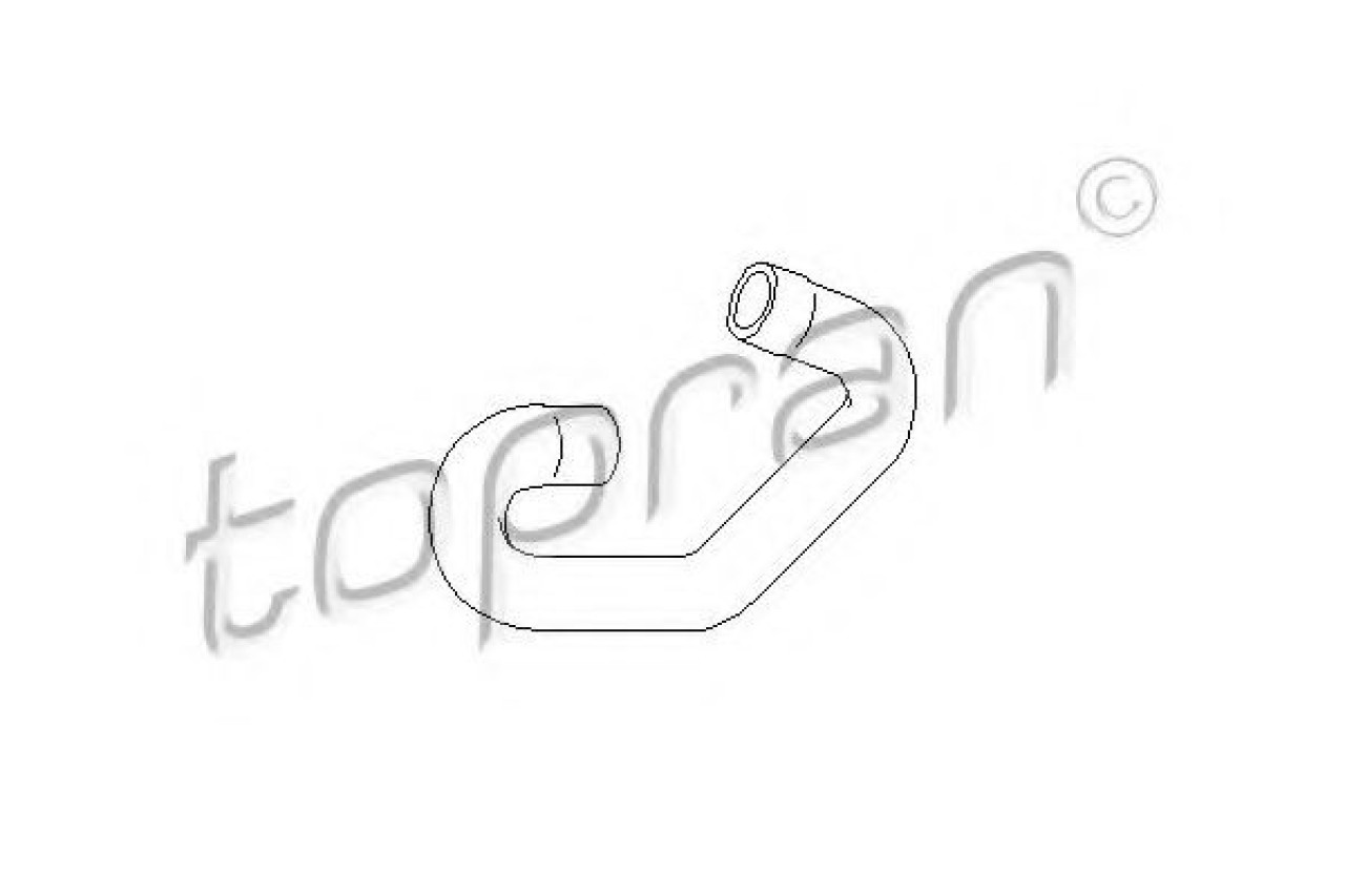 Furtun radiator OPEL ASTRA G Combi (F35) (1998 - 2009) TOPRAN 206 700 piesa NOUA
