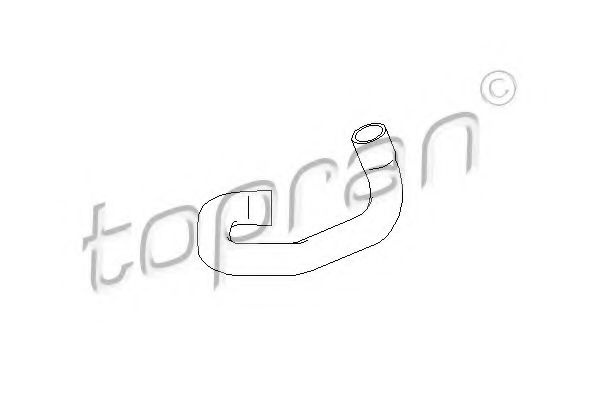Furtun radiator OPEL ASTRA G Combi (F35) (1998 - 2009) TOPRAN 207 403 piesa NOUA