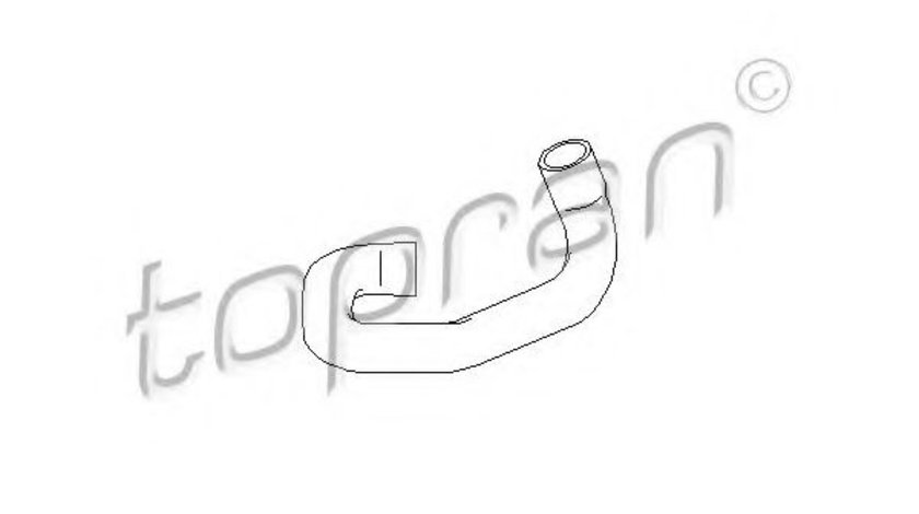 Furtun radiator OPEL ASTRA G Combi (F35) (1998 - 2009) TOPRAN 207 403 piesa NOUA