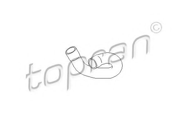Furtun radiator OPEL ASTRA G Combi (F35) (1998 - 2009) TOPRAN 207 336 piesa NOUA