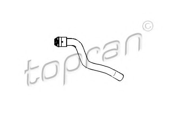 Furtun radiator OPEL ASTRA H GTC (L08) (2005 - 2016) TOPRAN 207 685 piesa NOUA