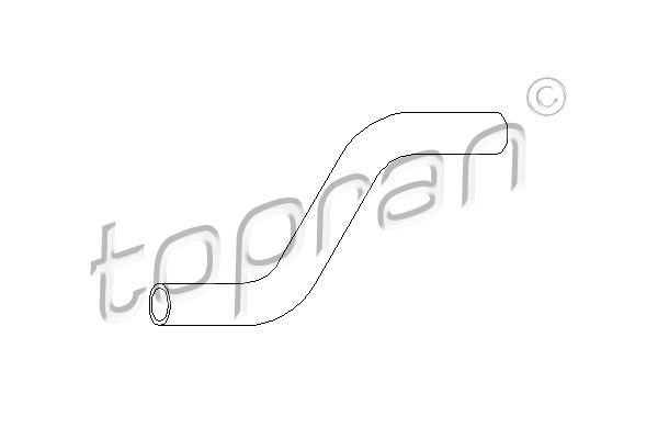 Furtun radiator partea de jos (102713 HAN) VW