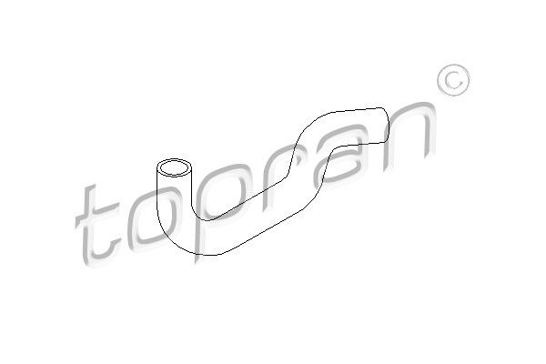 Furtun radiator partea de jos (103448 HAN) VW