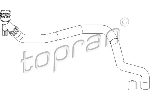 Furtun radiator partea de jos (112020 HAN) VW