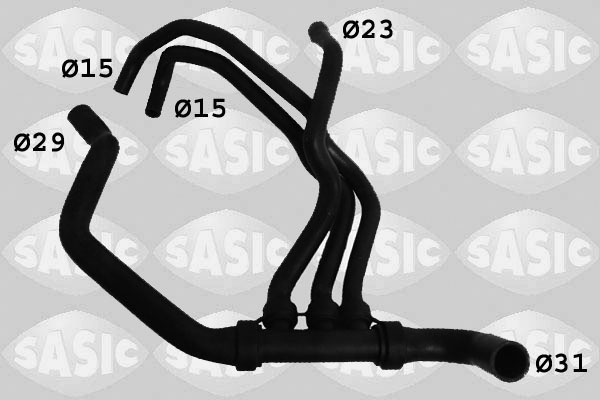 Furtun radiator partea de jos (3404032 SAS) RENAULT