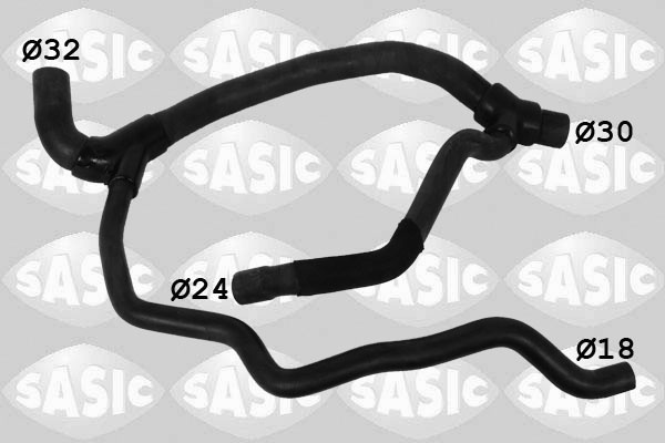 Furtun radiator partea de jos (3404036 SAS) RENAULT