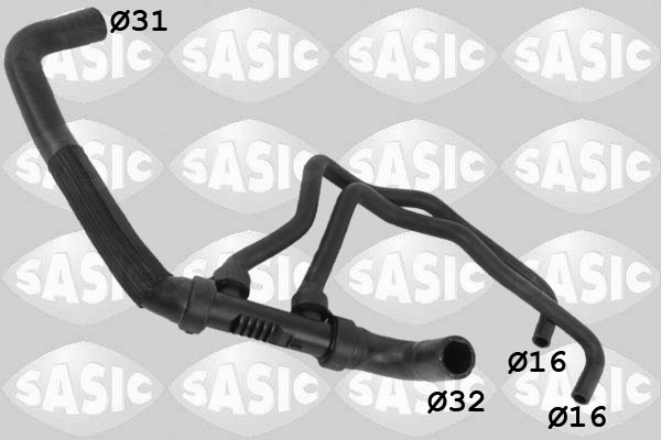 Furtun radiator partea de jos (3404175 SAS) RENAULT