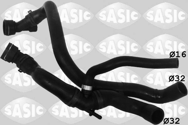 Furtun radiator partea de jos (3406119 SAS) SEAT,VW